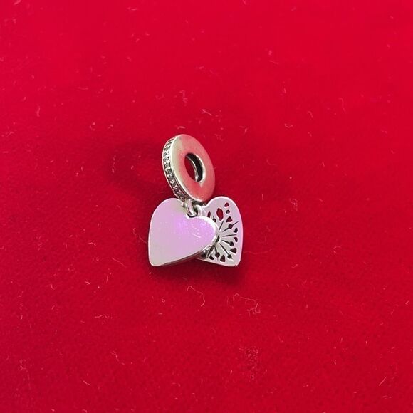 Pandora ALE Sterling Silver 925 Heart Winter charm - Picture 4 of 5
